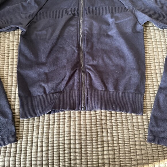 Fabletics  Cropped  Seamless Rib Jacket Zip Up Women's Size small - Picture 11 of 14